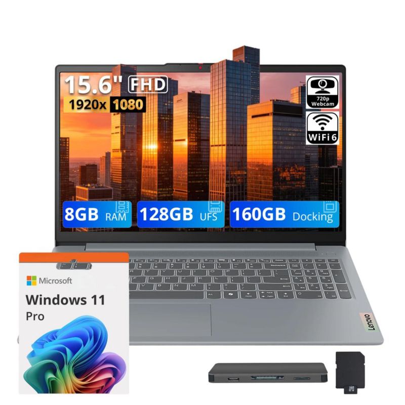 Portátil Lenovo IdeaPad Slim 3 156" 8 GB RAM 288 GB SSD Windows 11 Pro