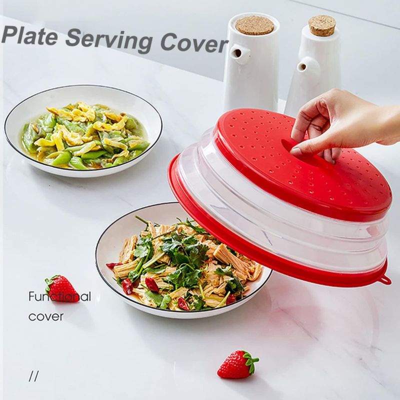 Tapa plegable de silicona para microondas Vishui 27 cm