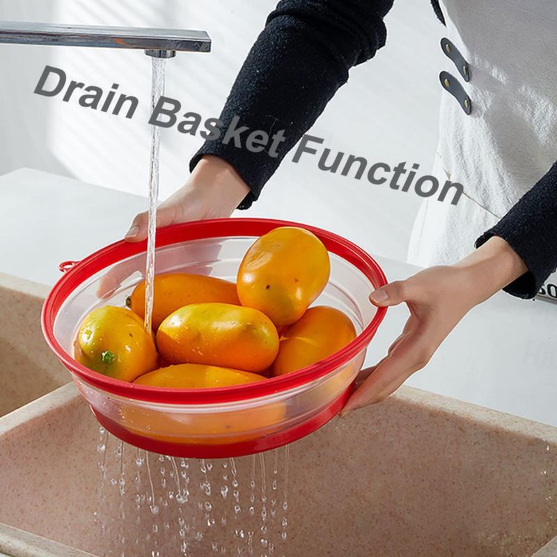 Tapa plegable de silicona para microondas Vishui 27 cm