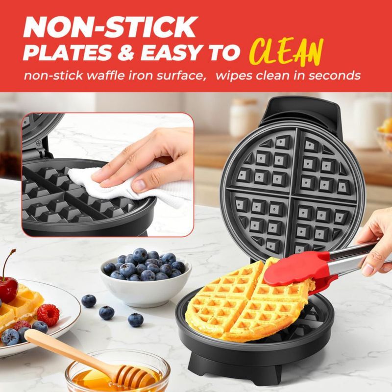 Wafflera Novalife de 18 cm Acero Inoxidable