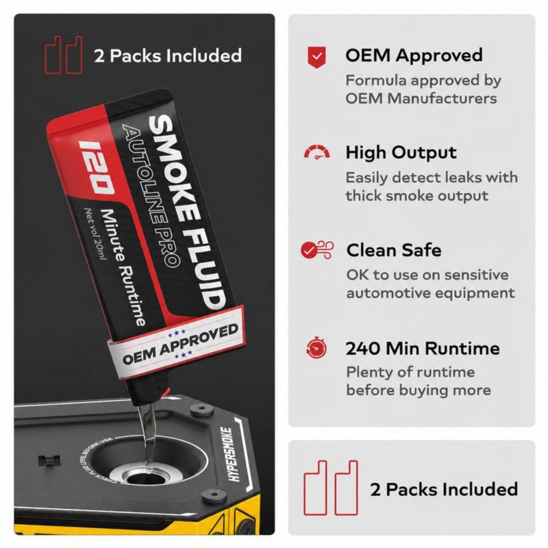 Máquina de Humo AutoLine Pro Probador de Fugas EVAP Ajustable