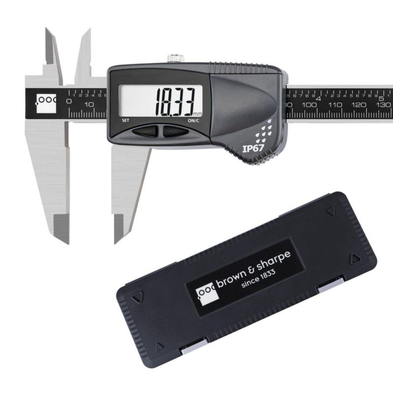 Calibrador digital Brown & Sharpe 150 mm acero inoxidable IP67