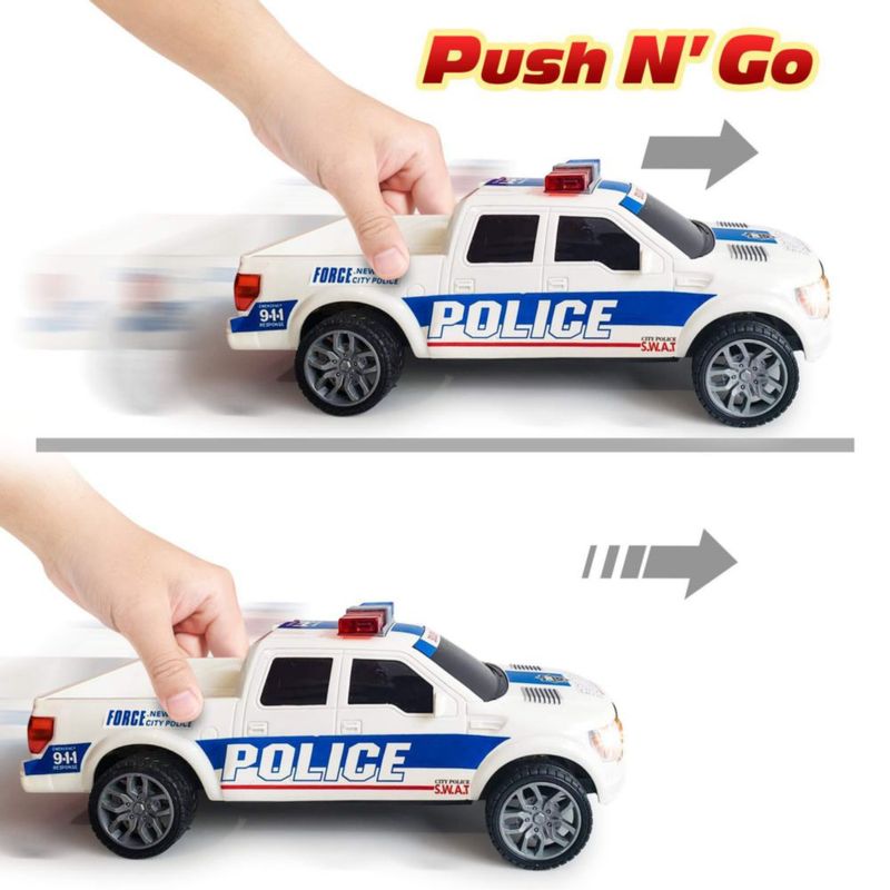 Carro de policía camioneta ArtCreativity con faros LED y sirenas