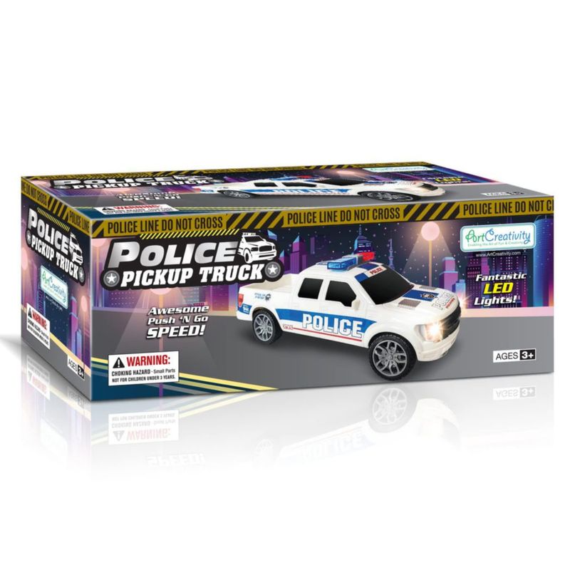 Carro de policía camioneta ArtCreativity con faros LED y sirenas