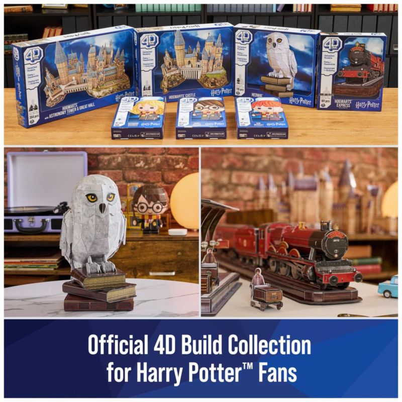 Kit de maquetas de rompecabezas 3D de 181 piezas Harry Potter Hogwarts Express