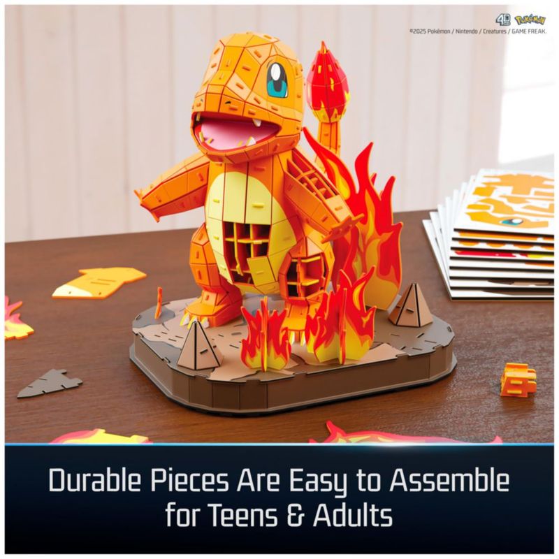 Kit de maqueta 3D 4D Build Charmander Pokémon de 241 piezas