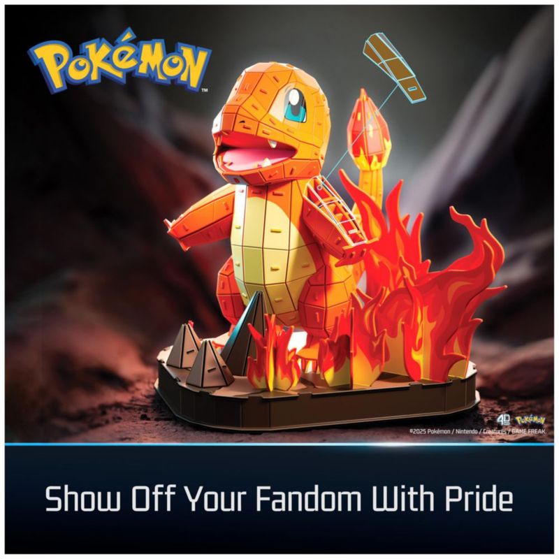 Kit de maqueta 3D 4D Build Charmander Pokémon de 241 piezas