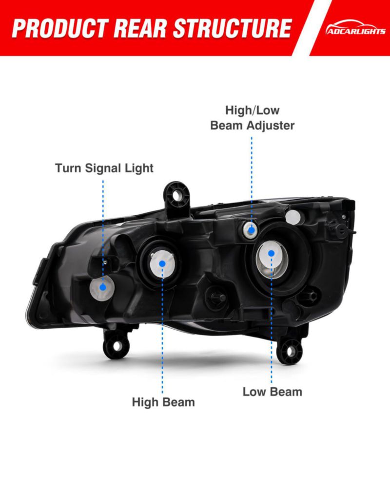 Faros ADCARLIGHTS Dodge Grand Caravan Chrysler 2011-20
