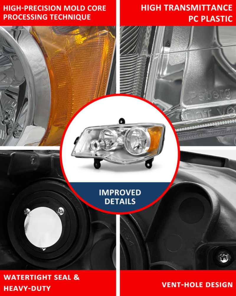 Faros ADCARLIGHTS Dodge Grand Caravan Chrysler 2011-20