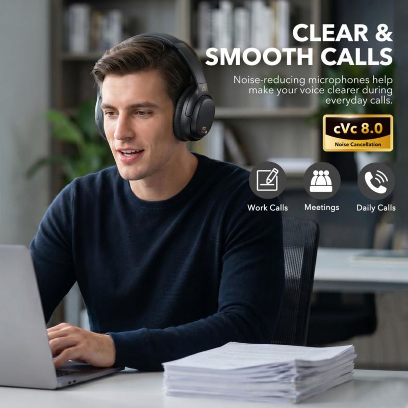 Auriculares 1Mii E700 Inalámbricos ANC LDAC Hi‑Res Negro