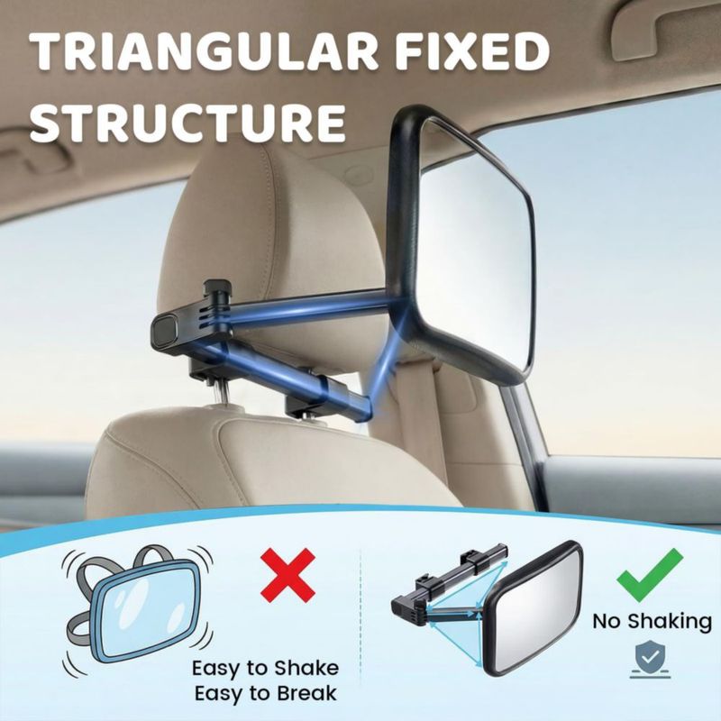 Espejo Retrovisor Nyiar Baby para Coche con Brazo Extensible