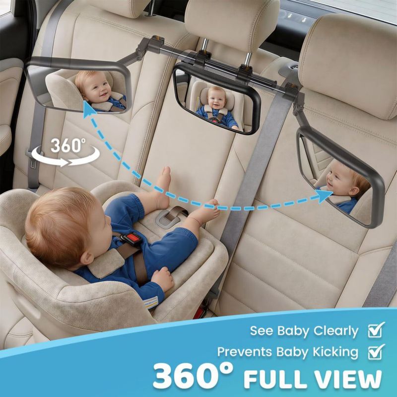 Espejo Retrovisor Nyiar Baby para Coche con Brazo Extensible