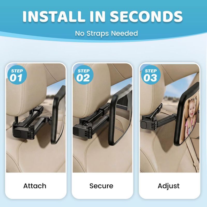 Espejo Retrovisor Nyiar Baby para Coche con Brazo Extensible