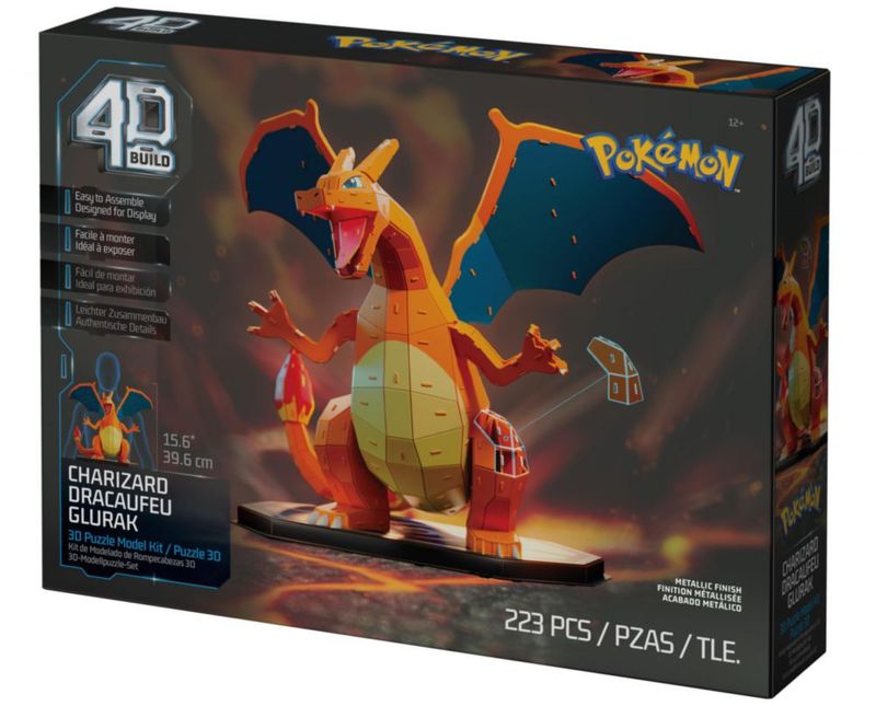 Kit de Puzzle 3D Pokémon Charizard – 4D Build