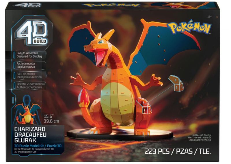 Kit de Puzzle 3D Pokémon Charizard – 4D Build