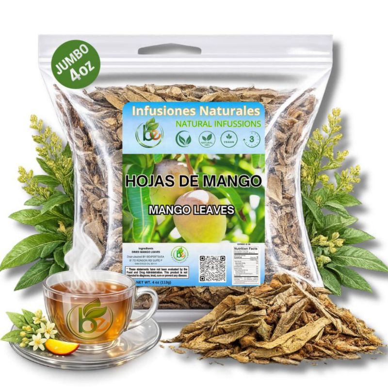 Té de hierbas B-Experts de hoja de mango 113 g natural vegano