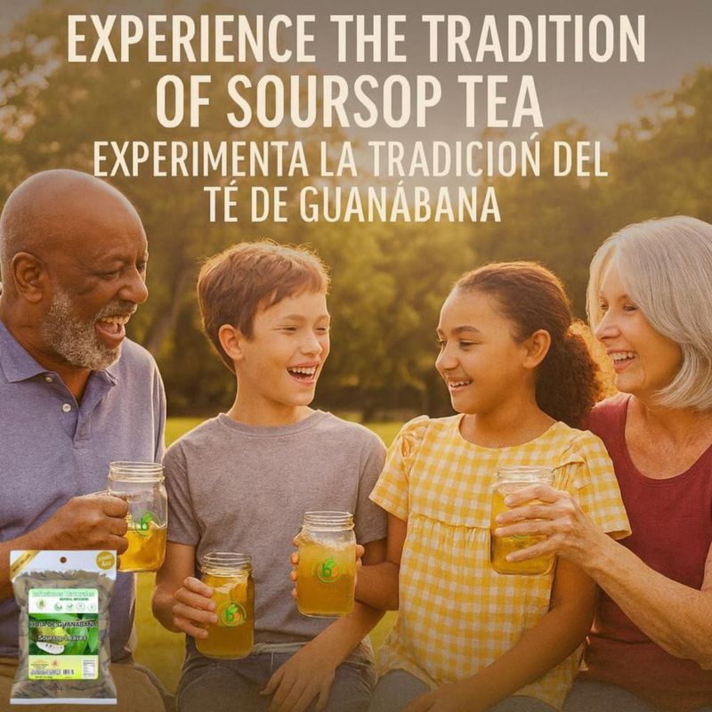 Té de hierbas B-Experts Guanábana (Soursop) 100 g a granel y en bolsitas