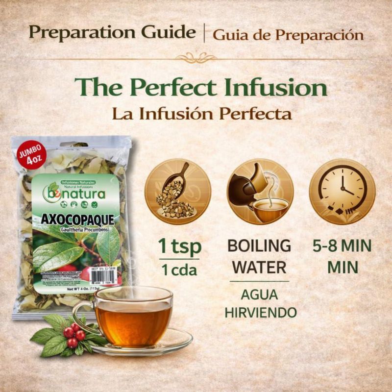 Té Herbal Axocopaque B-Experts 113 g Natural Vegano
