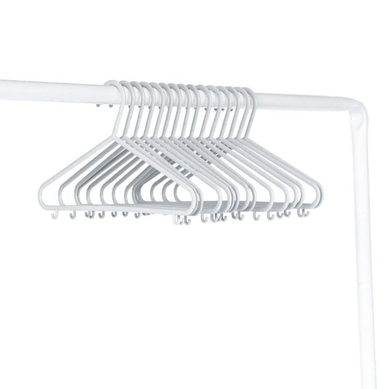 Perchas infantiles de paja de trigo 3 Sprouts paquete de 30 gris moteado