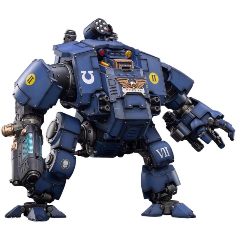 JOYTOY Dreadnought Warhammer 40K 1/18 Figura de Acción Ultramarines Redemptor Dreadnought Modelo Coleccionable