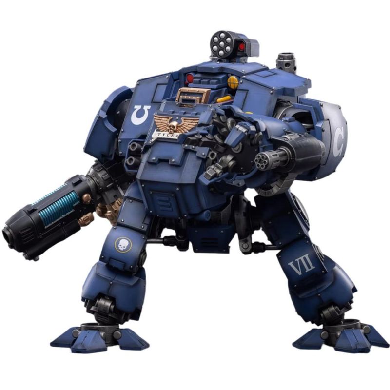JOYTOY Dreadnought Warhammer 40K 1/18 Figura de Acción Ultramarines Redemptor Dreadnought Modelo Coleccionable