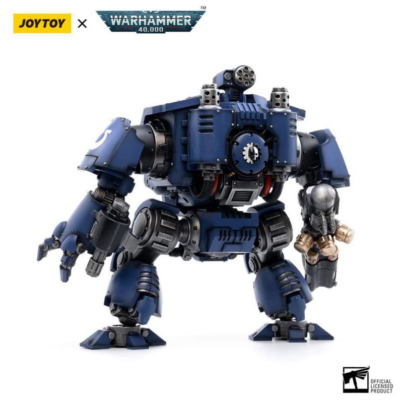 JOYTOY Dreadnought Warhammer 40K 1/18 Figura de Acción Ultramarines Redemptor Dreadnought Modelo Coleccionable