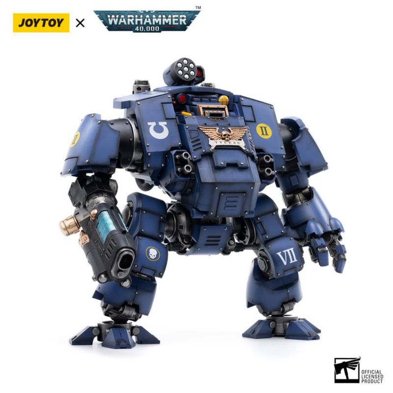 JOYTOY Dreadnought Warhammer 40K 1/18 Figura de Acción Ultramarines Redemptor Dreadnought Modelo Coleccionable