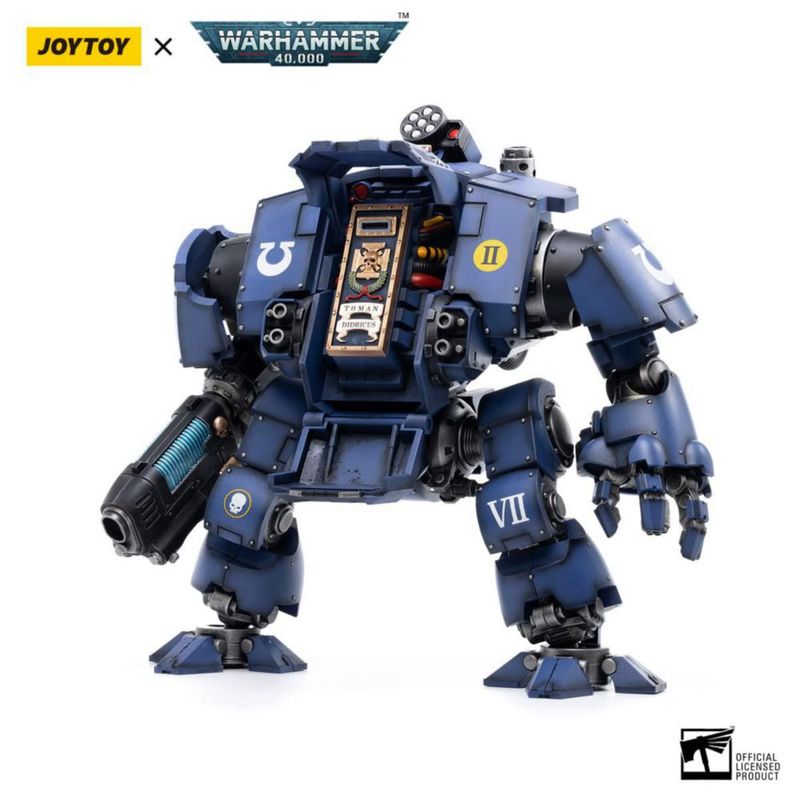 JOYTOY Dreadnought Warhammer 40K 1/18 Figura de Acción Ultramarines Redemptor Dreadnought Modelo Coleccionable