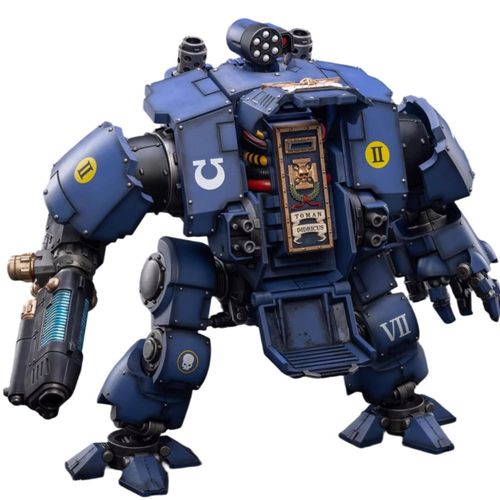 JOYTOY Dreadnought Warhammer 40K 1/18 Figura de Acción Ultramarines Redemptor Dreadnought Modelo Coleccionable