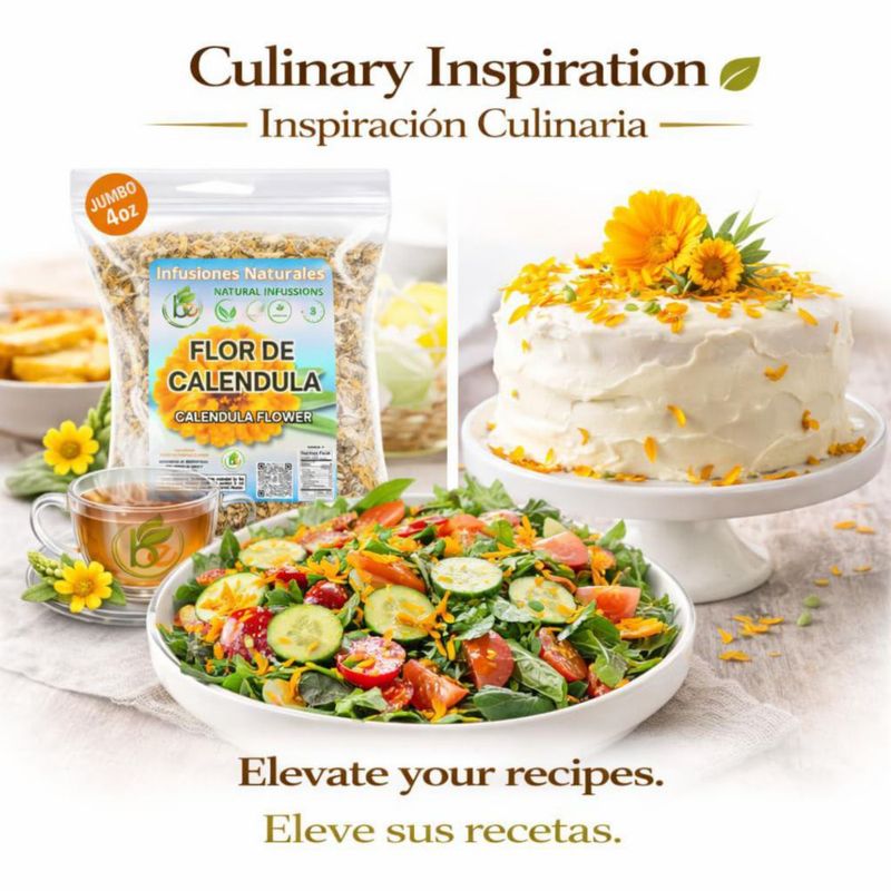 Té de hierbas B-Experts de caléndula 113 g hoja suelta natural