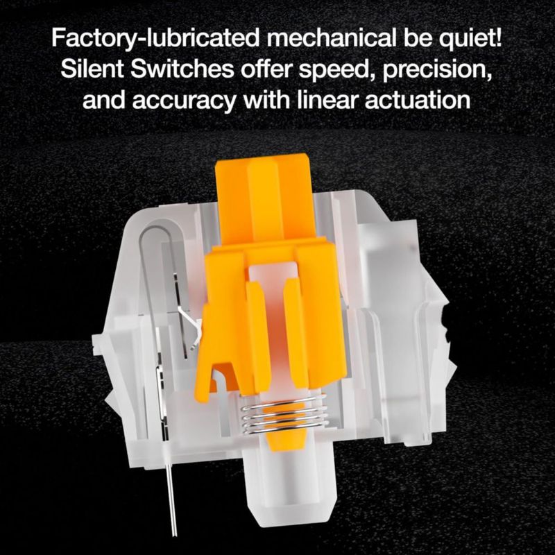 Teclado be quiet! Dark Mount Linear Silent Hot-Swappable