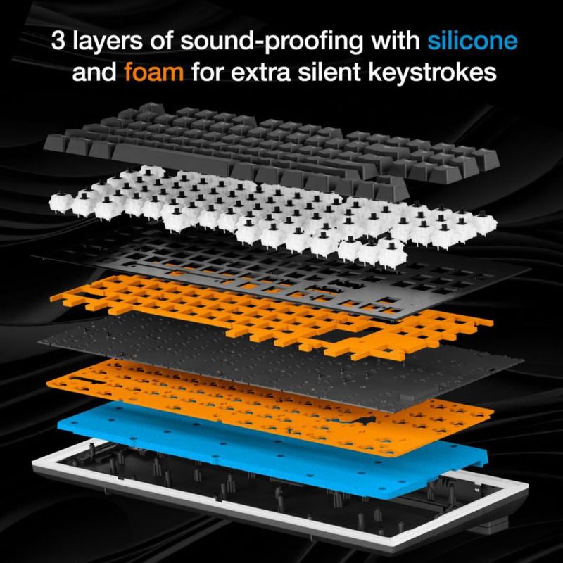 Teclado be quiet! Dark Mount Linear Silent Hot-Swappable