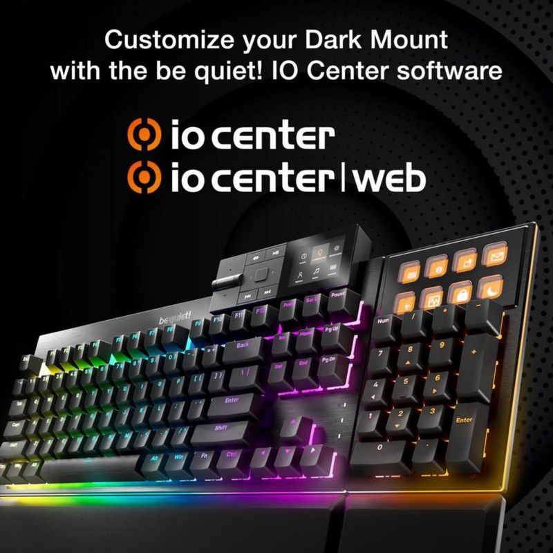 Teclado be quiet! Dark Mount Linear Silent Hot-Swappable