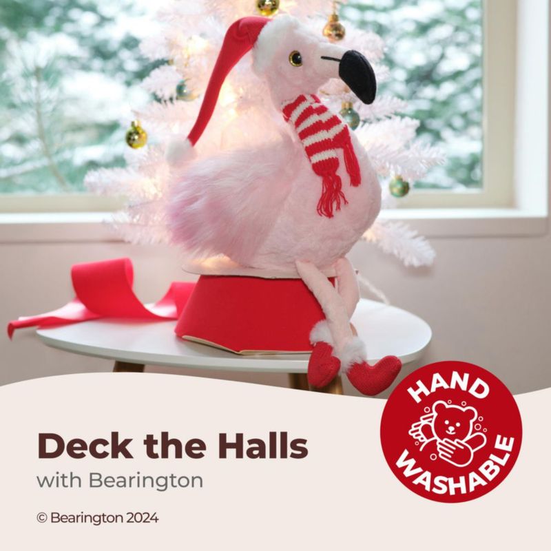 Peluche Bearington Fifi The Festive Flamingo 21 cm
