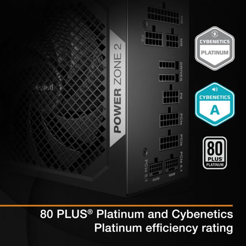 Fuente de alimentación be quiet! Power Zone 2 1000W Platinum