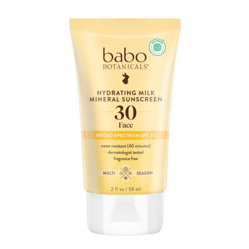 Protector solar Babo Botanicals FPS 30 Leche hidratante 59 ml