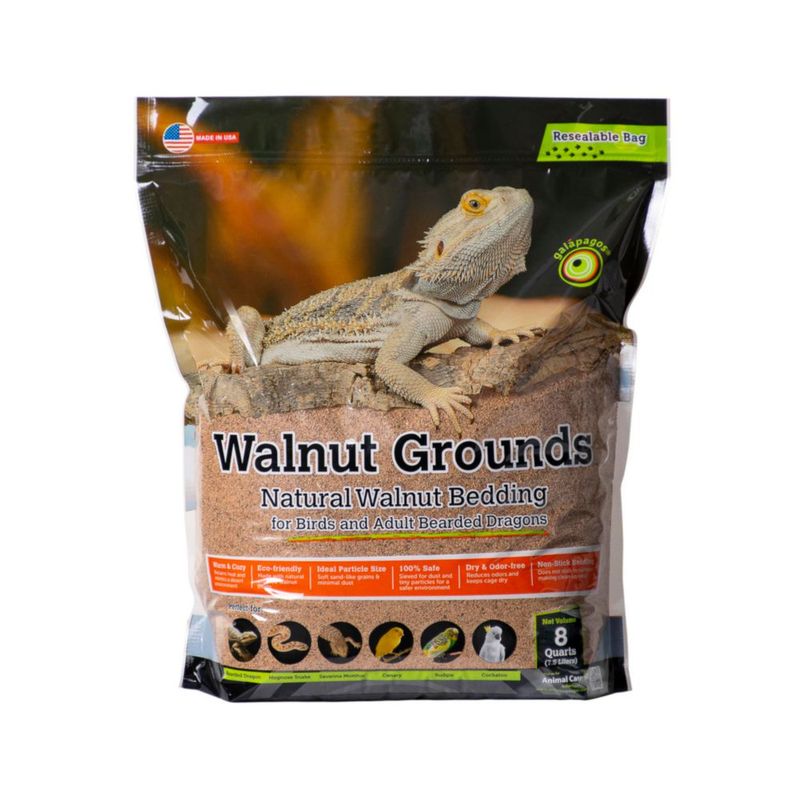 Sustrato para reptiles Natural Pack Galápagos 76 L de cáscara de nuez