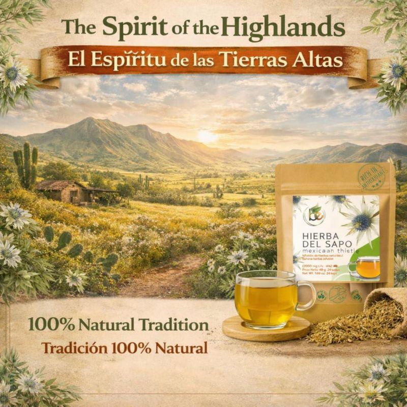 Té de hierbas B-Experts Hierba del Sapo 24 sobres 2000 mg
