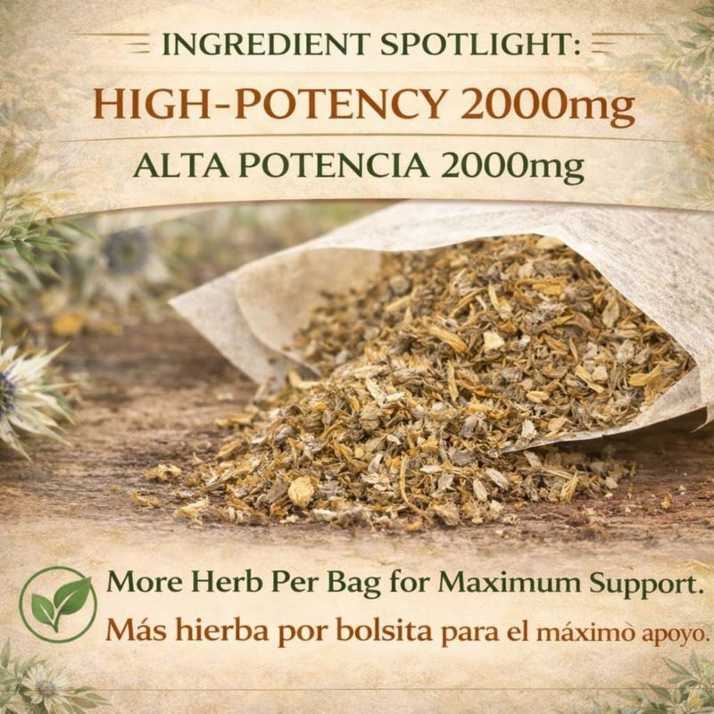 Té de hierbas B-Experts Hierba del Sapo 24 sobres 2000 mg