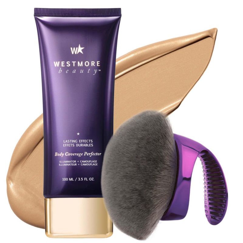 Maquillaje Corporal Westmore Beauty 100 ml Resistente al Agua y Brocha