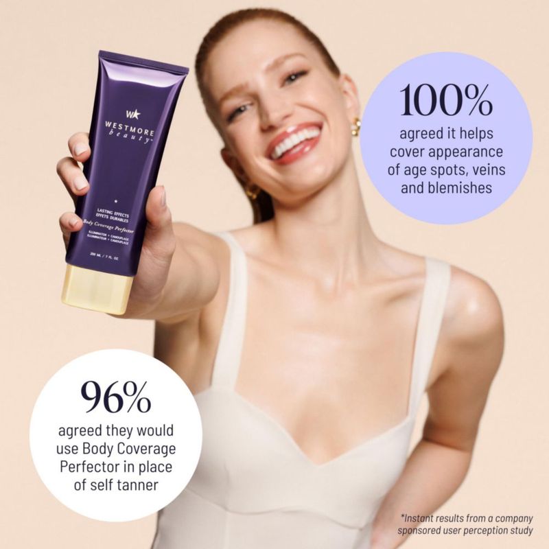 Maquillaje Corporal Westmore Beauty Resistente al Agua 100 ml + Brocha