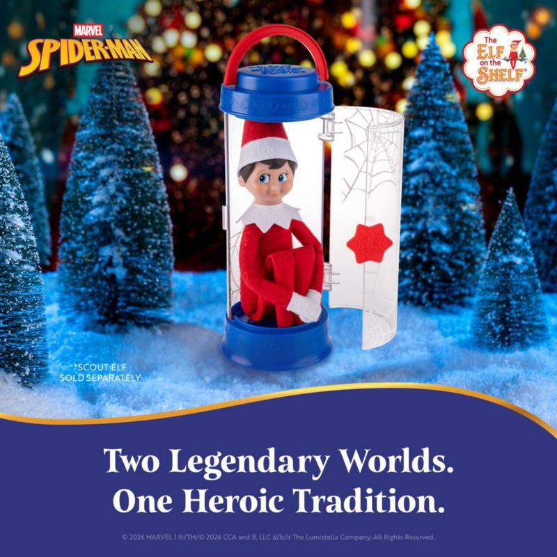 Portaelfo Spider-Man para Elfo Explorador de The Elf on the Shelf