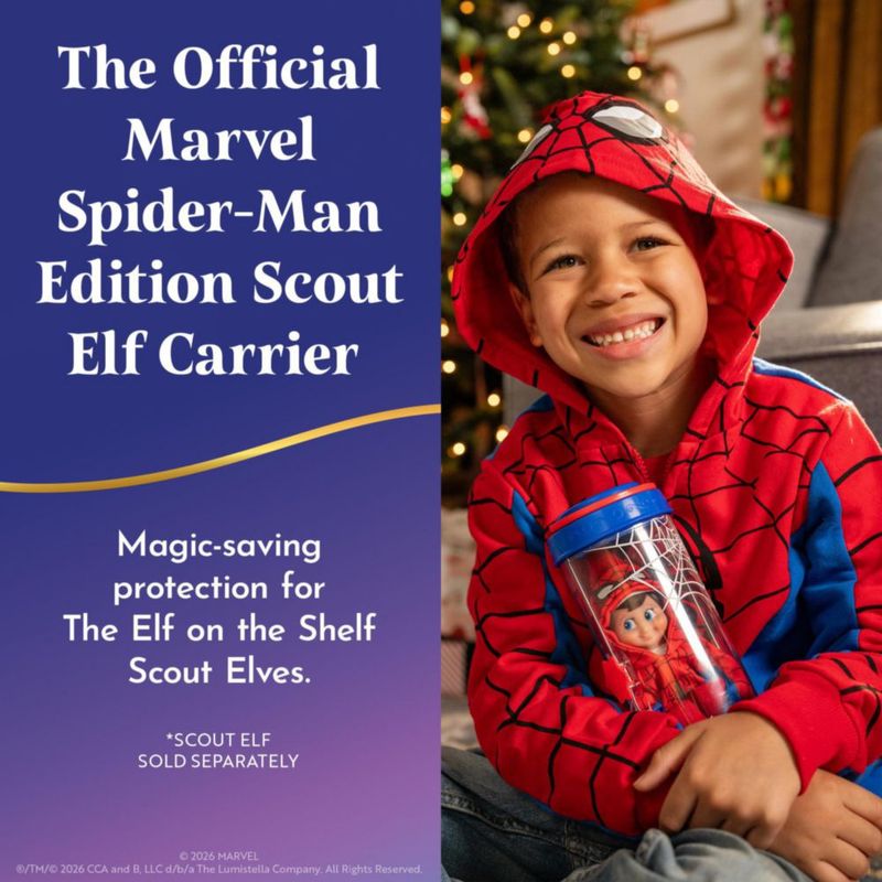 Portaelfo Spider-Man para Elfo Explorador de The Elf on the Shelf
