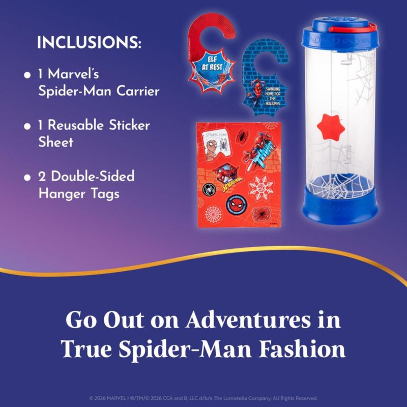 Portaelfo Spider-Man para Elfo Explorador de The Elf on the Shelf