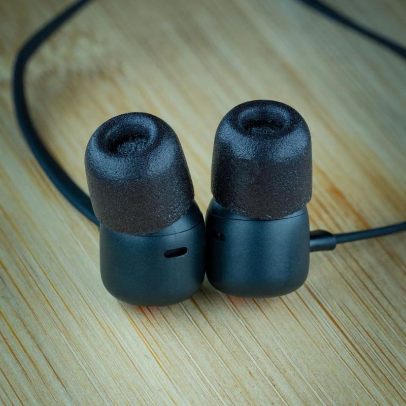 Almohadillas de espuma de memoria COMPLY 400 Core Series para IEM tamaño medio negro