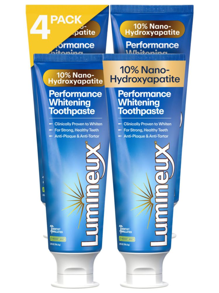 Pasta dental Lumineux 106 ml (paquete de 4) Blanqueadora