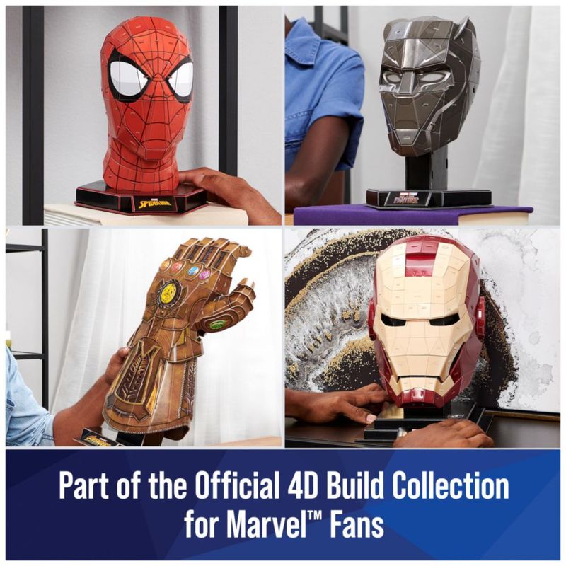 Kit de maquetas de rompecabezas 3D construcción en 4D Marvel Mjolnir Thor Hammer 87 piezas