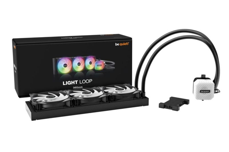 Disipador de CPU be quiet! Light Loop 360 mm ARGB Negro