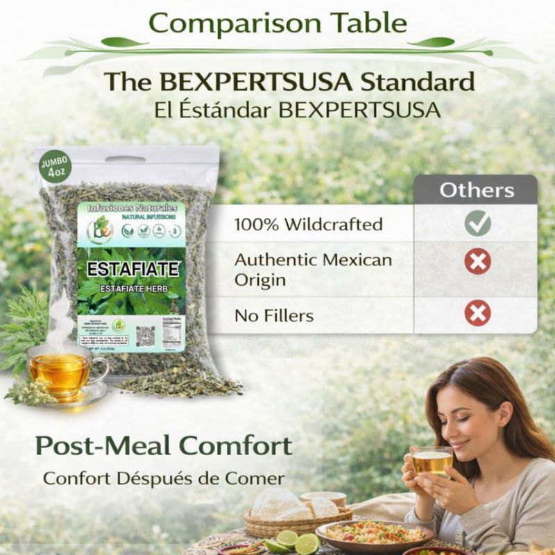 Té de hierbas B-Experts Estafiate 114 g natural artemisa