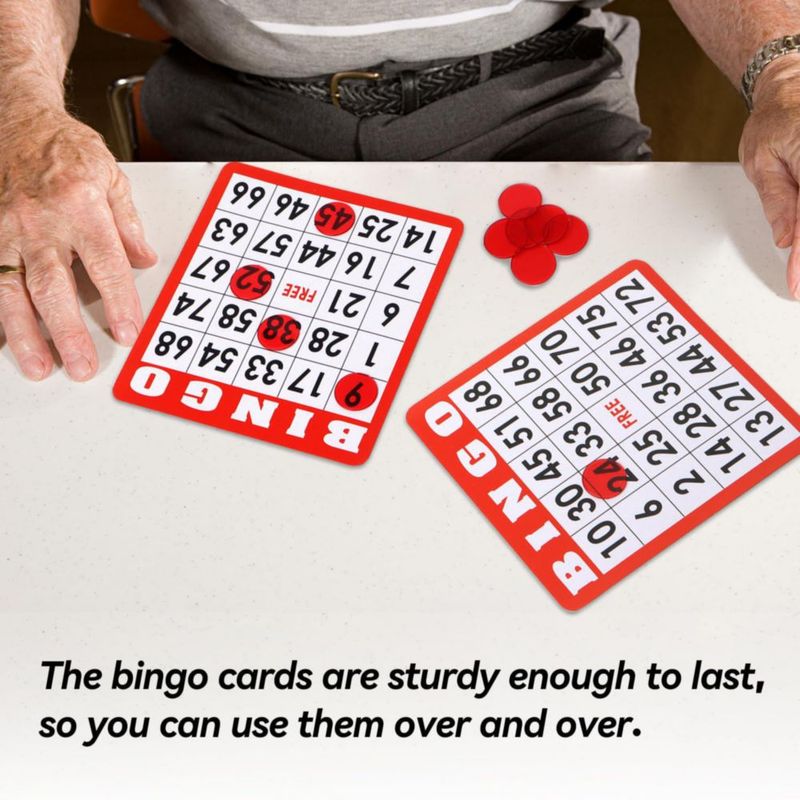 Tarjetas de Bingo GSE Games & Sports 135 x 121 cm – Pack de 100